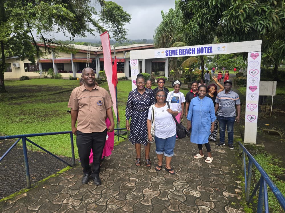 A visit to the coastal town of Cameroon, limbe. Seme Beach